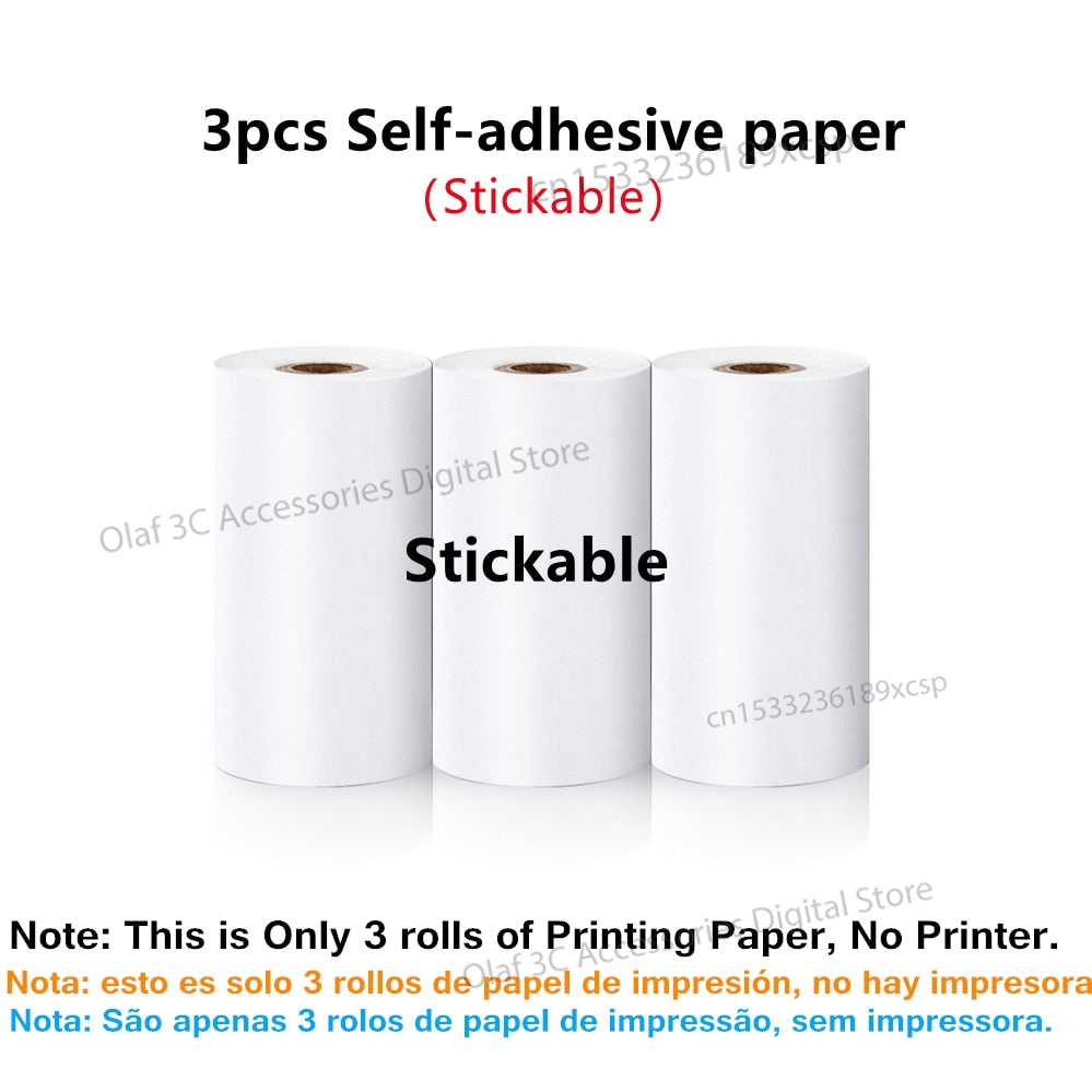 Mini Label Printer Inkless Thermal Portable Printer
