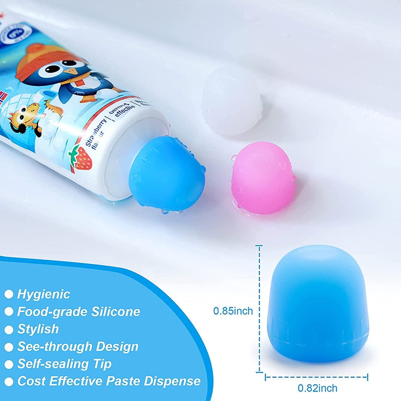 4 pcs Toothpaste Cap Self Closing