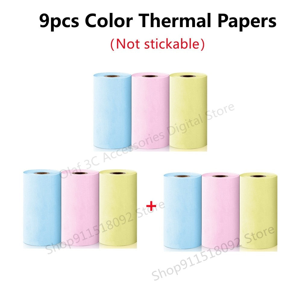 Mini Label Printer Inkless Thermal Portable Printer