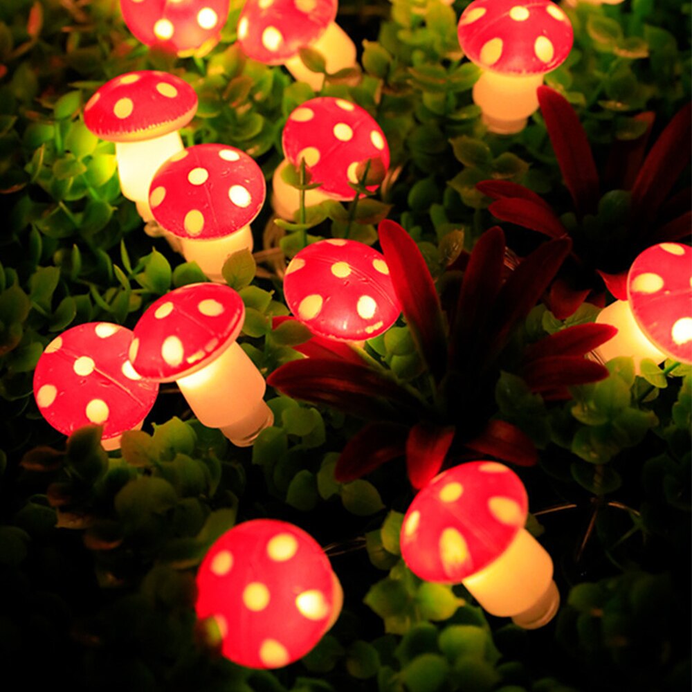 LED Mushroom Shape String Lights