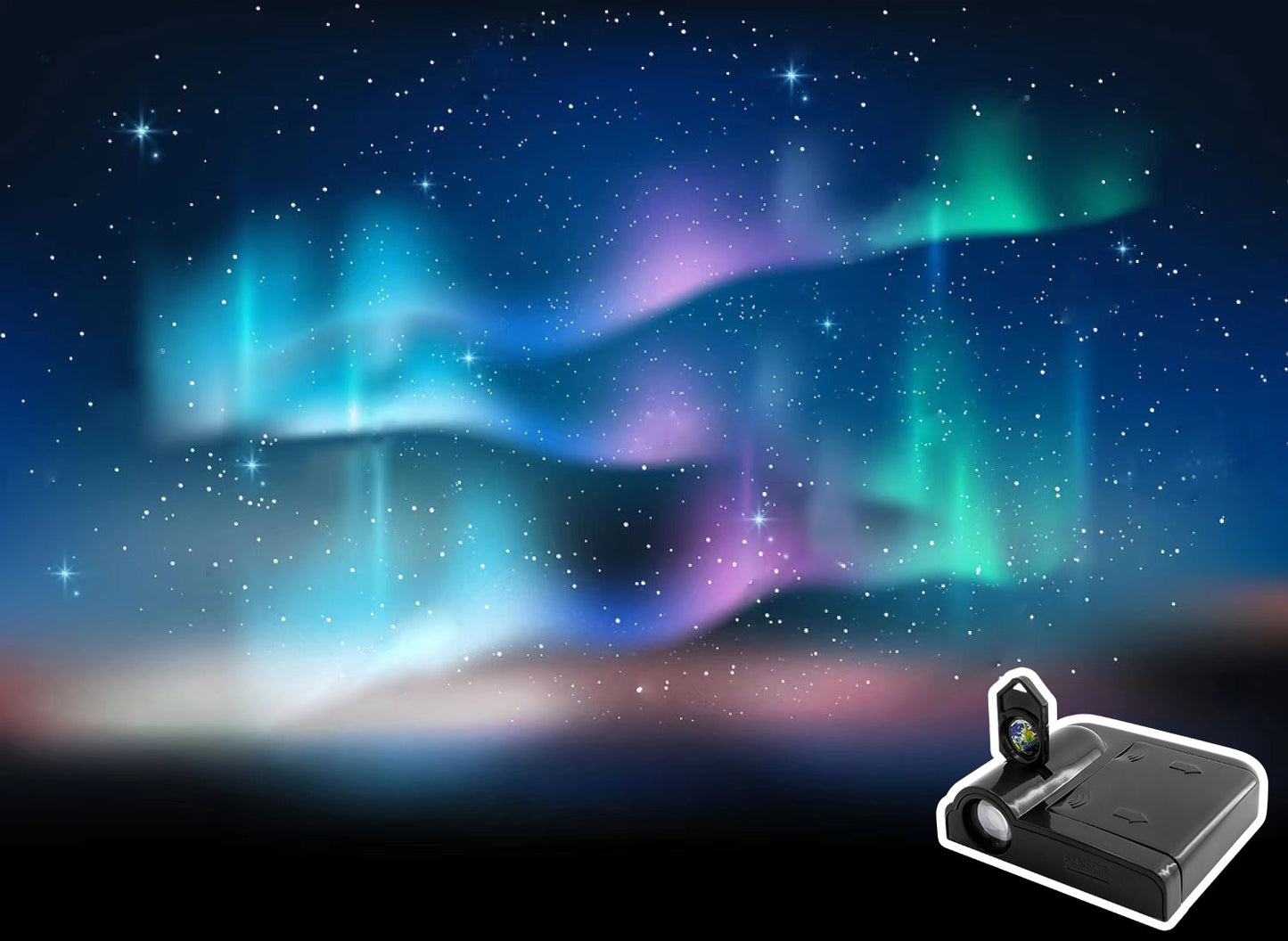Aurora Moon Galaxy Projector
