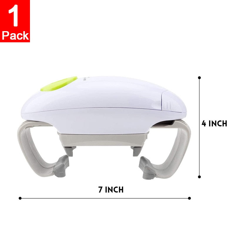 Electric Can Opener Automatic Bottle Opener Handheld Jar Tin Opener One Touch Jar Opener Kitchen Gadgets
