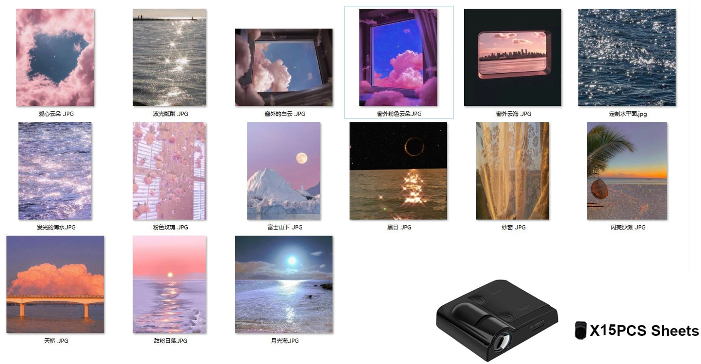Aurora Moon Galaxy Projector