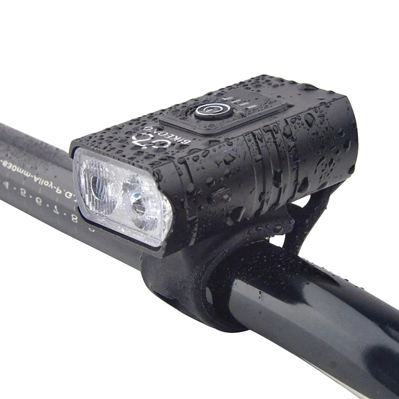 1000LM Bike Mount Light Headlight T6 LED USB Rechargeable