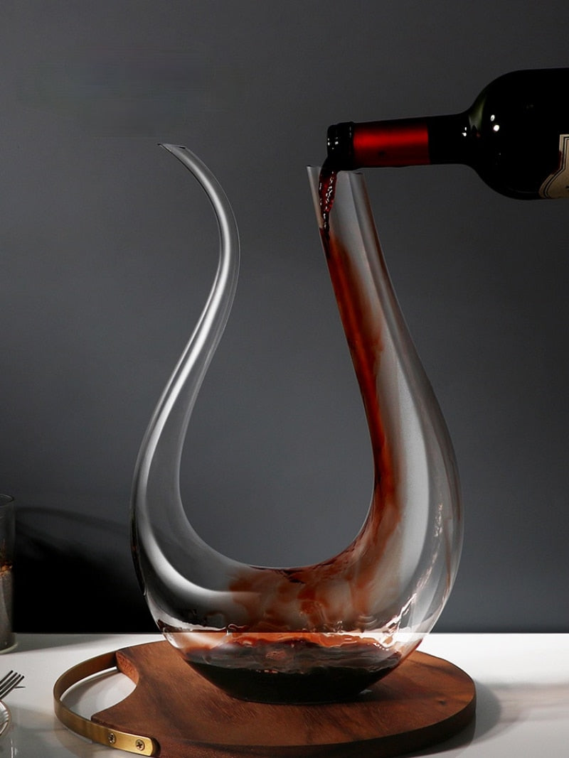 1500ML Big Decanter Handmade Crystal Red Wine Bottle