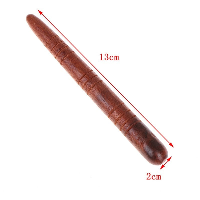 Long Wooden Spa Muscle Roller Stick