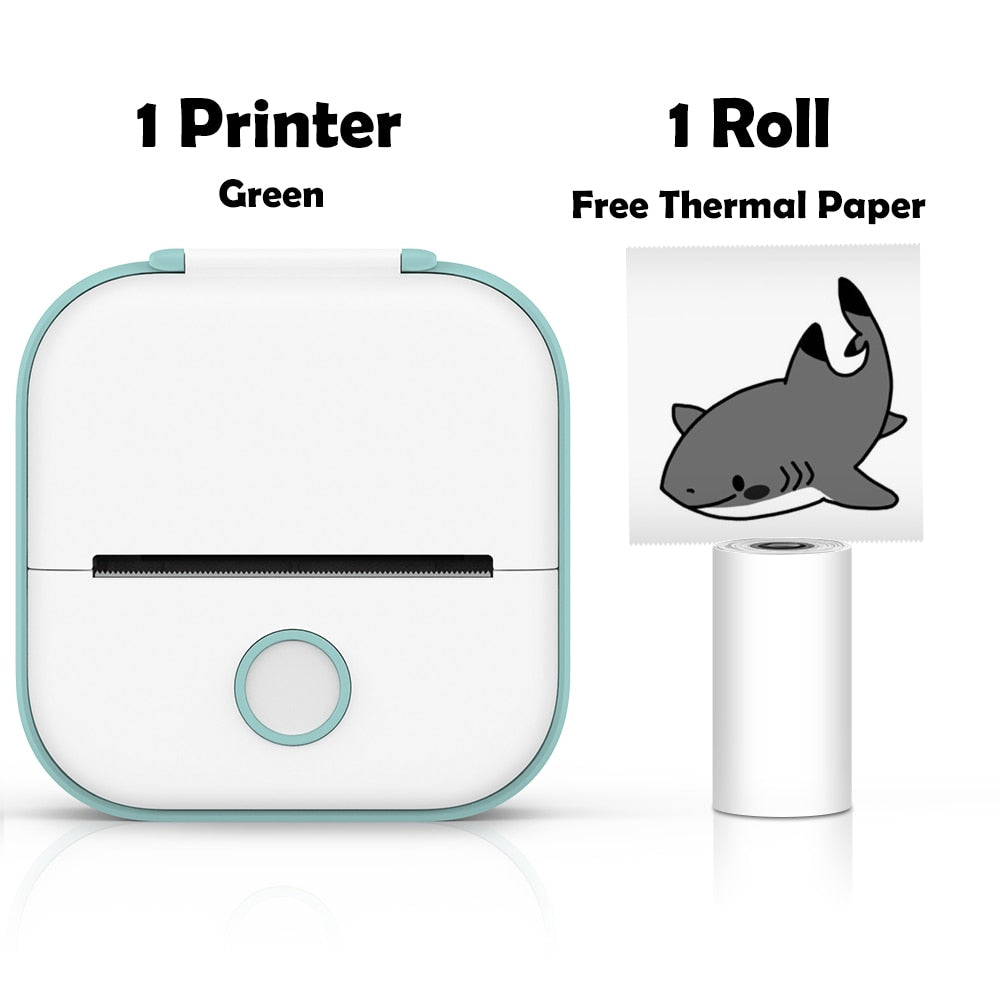 Mini Printer Portable Inkless Thermal Printer