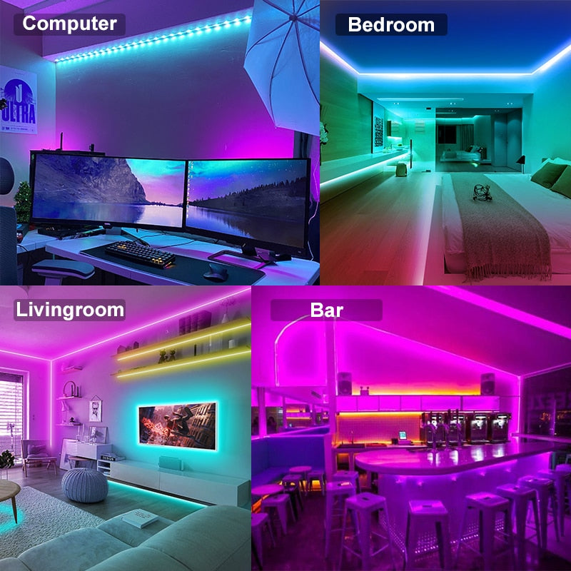 USB LED Flexible Strip Light Bluetooth RGB 5V