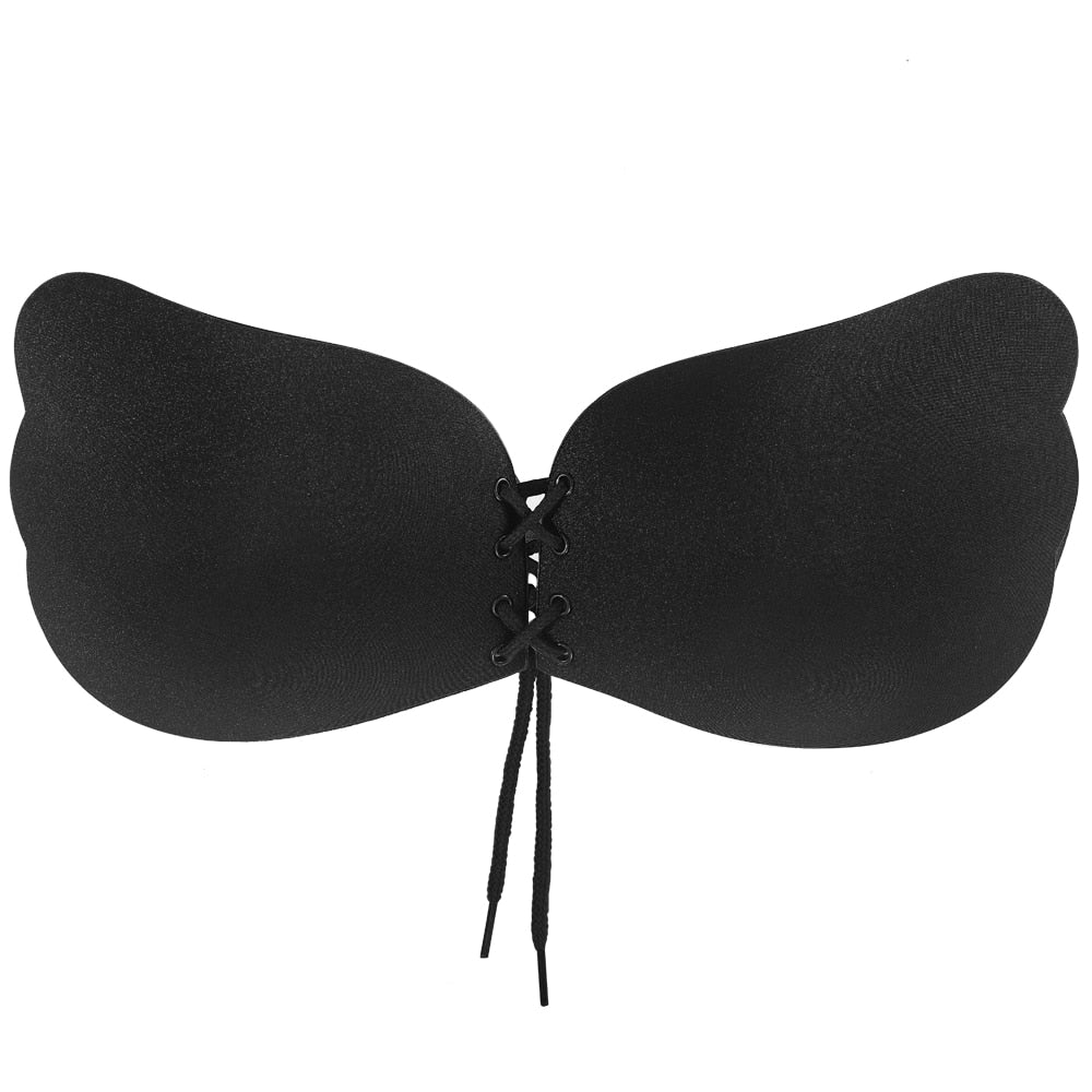 Women's Invisible Seamless Push Up Bra Self-Adhesive