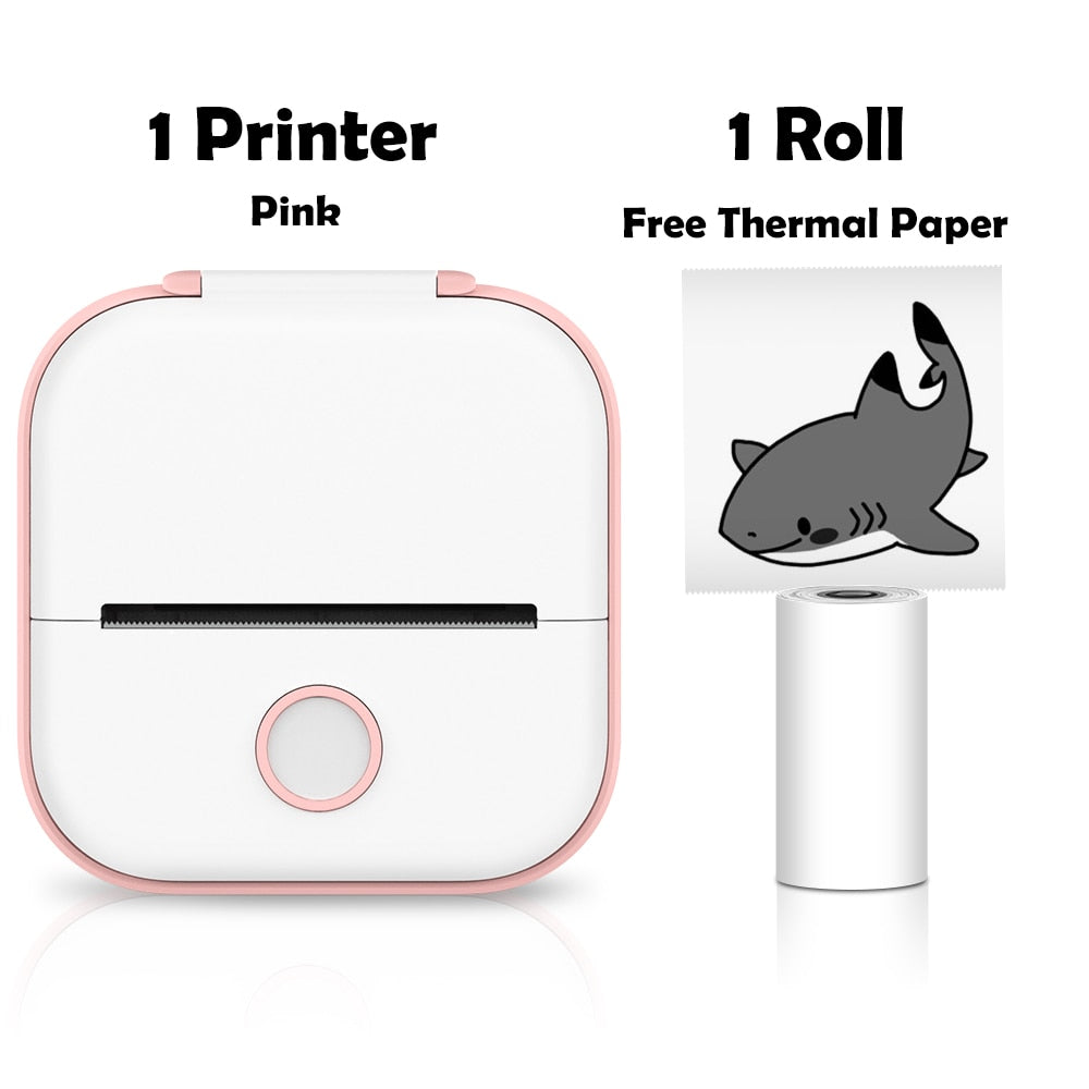 Mini Printer Portable Inkless Thermal Printer