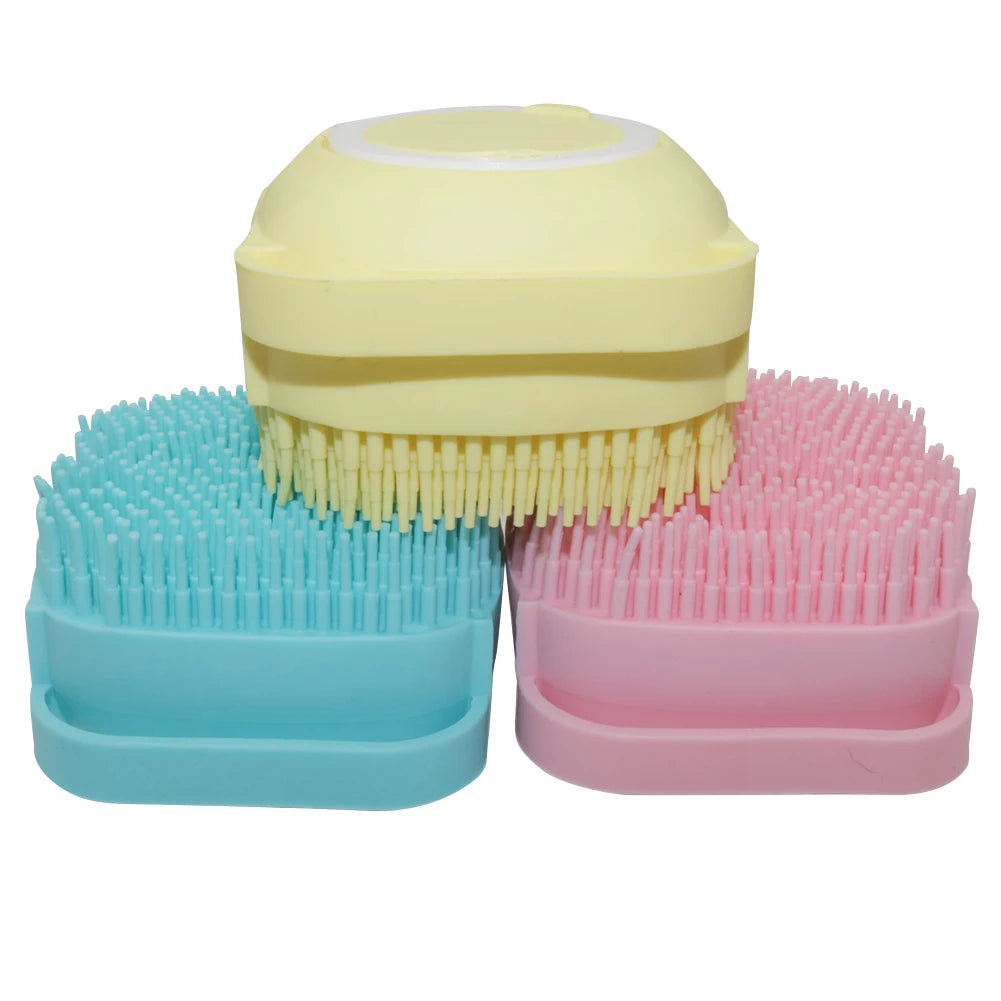 Foaming Massage Bath Brush For Dogs & Cats