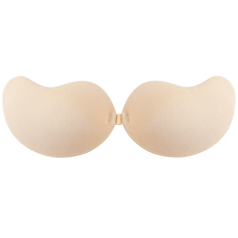 Women's Invisible Seamless Push Up Bra Self-Adhesive