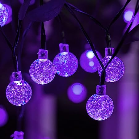 LED Solar Globe String Lights