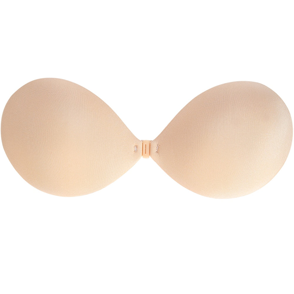 Women's Invisible Seamless Push Up Bra Self-Adhesive