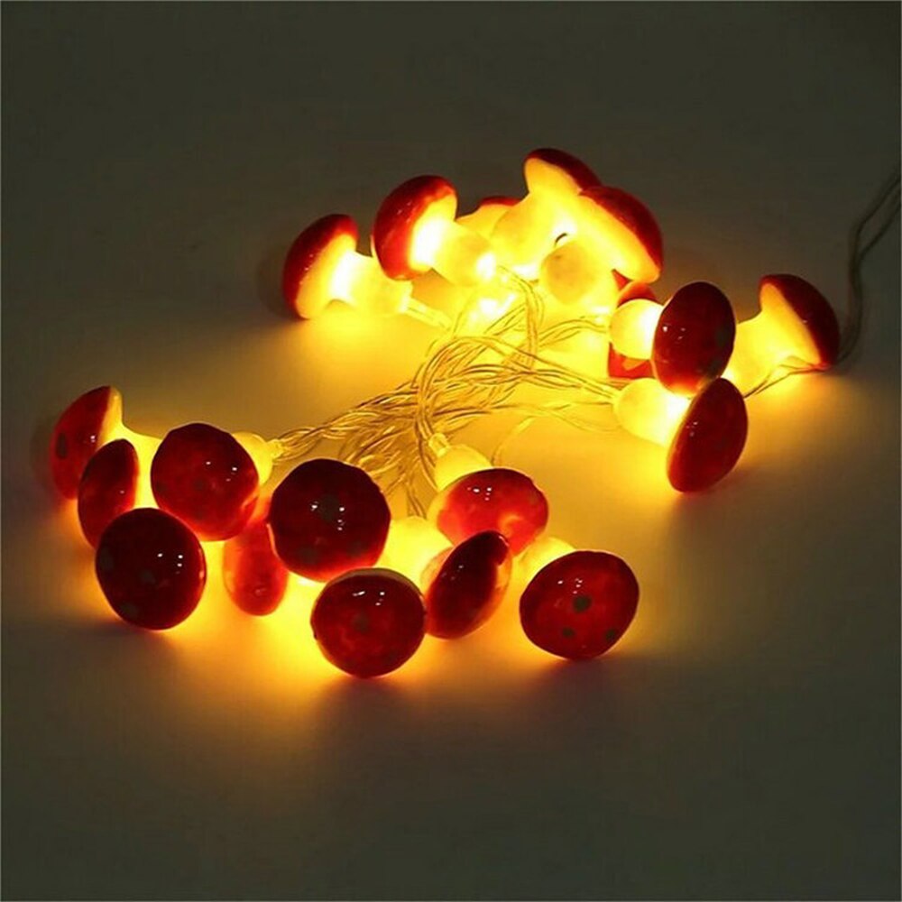 LED Mushroom Shape String Lights