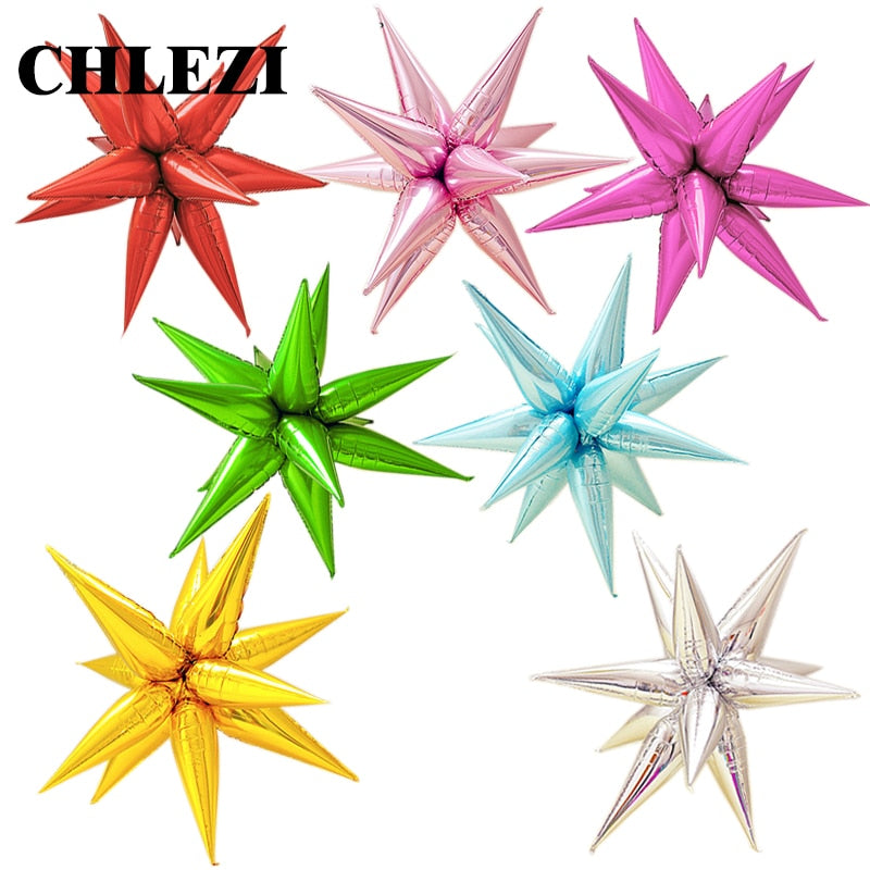 12pcs Explosion Star Balloons