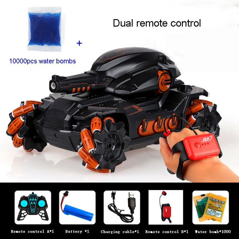 RC Car Toy 4WD Water Bomb Tank