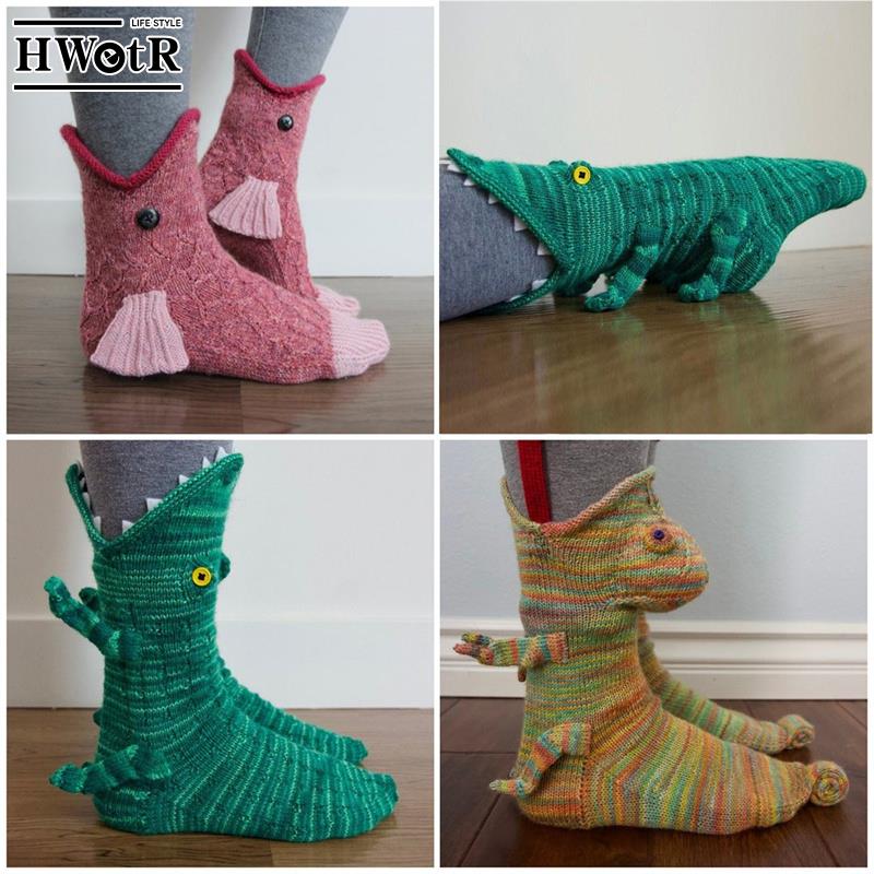 1Pair Cartoon Animal Shape Socks