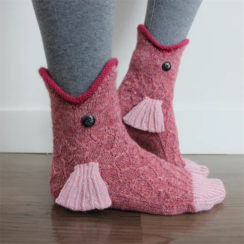 1Pair Cartoon Animal Shape Socks