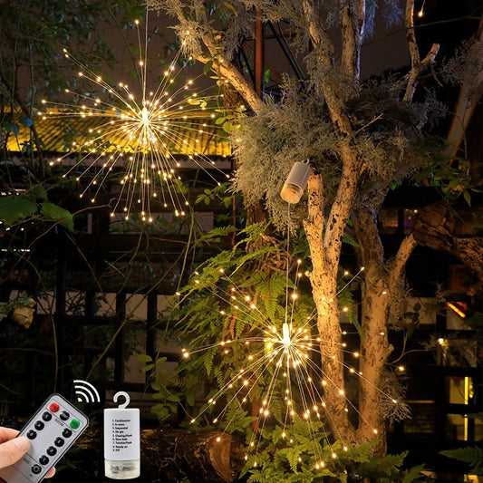 LED Fireworks Waterproof Outdoor Lights
