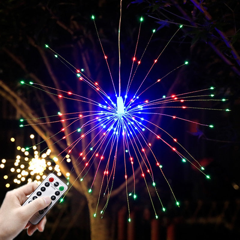 LED Fireworks Waterproof Outdoor Lights