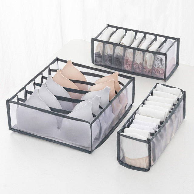 Underwear Drawer Organizer Foldable Storage Box