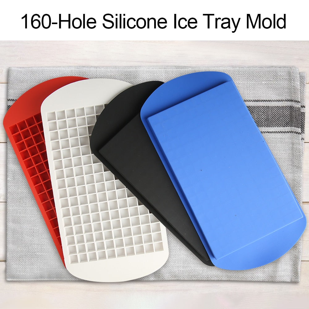 160 Grid Mini Ice Cubes Silicone Ice Tray