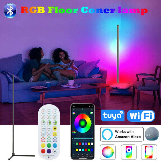 LED Dimmable Corner Floor Lamp