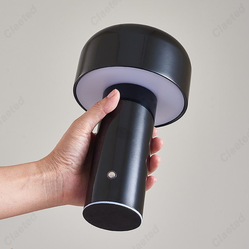 Italian Designer Mushroom Table Lamp Night Light Portable Cordless