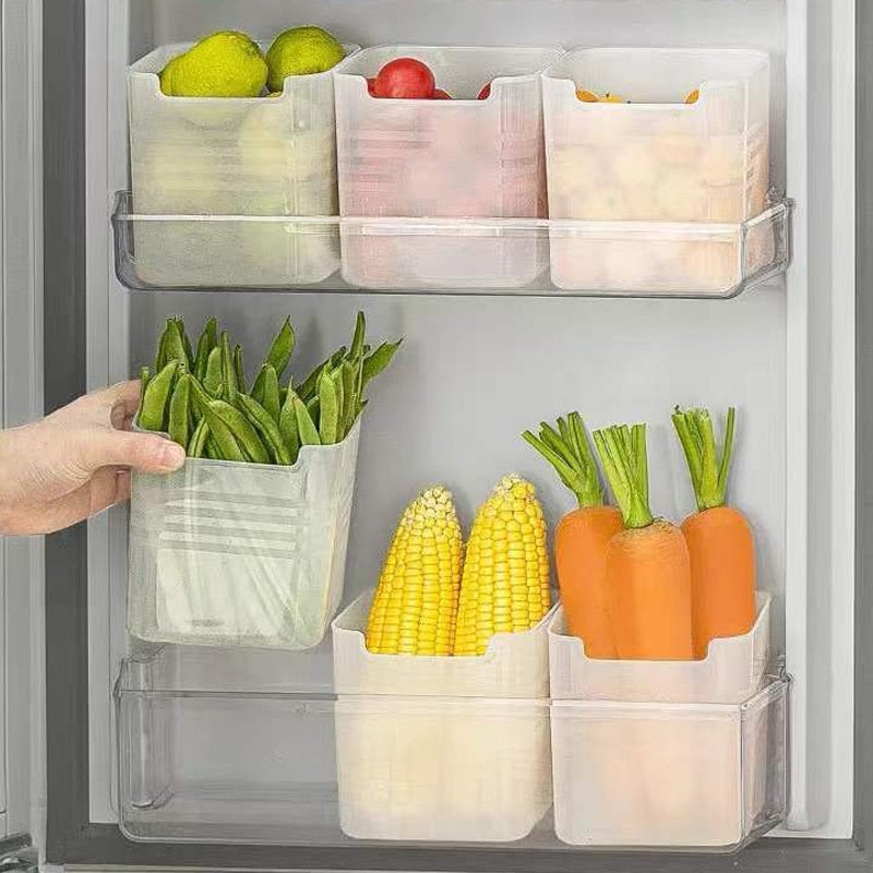 Fridge Organizer Food Fresh Storage Box Refrigerator Side Door Vegetable Fruit Spice Case Food Container Kitchen Storage Boxs