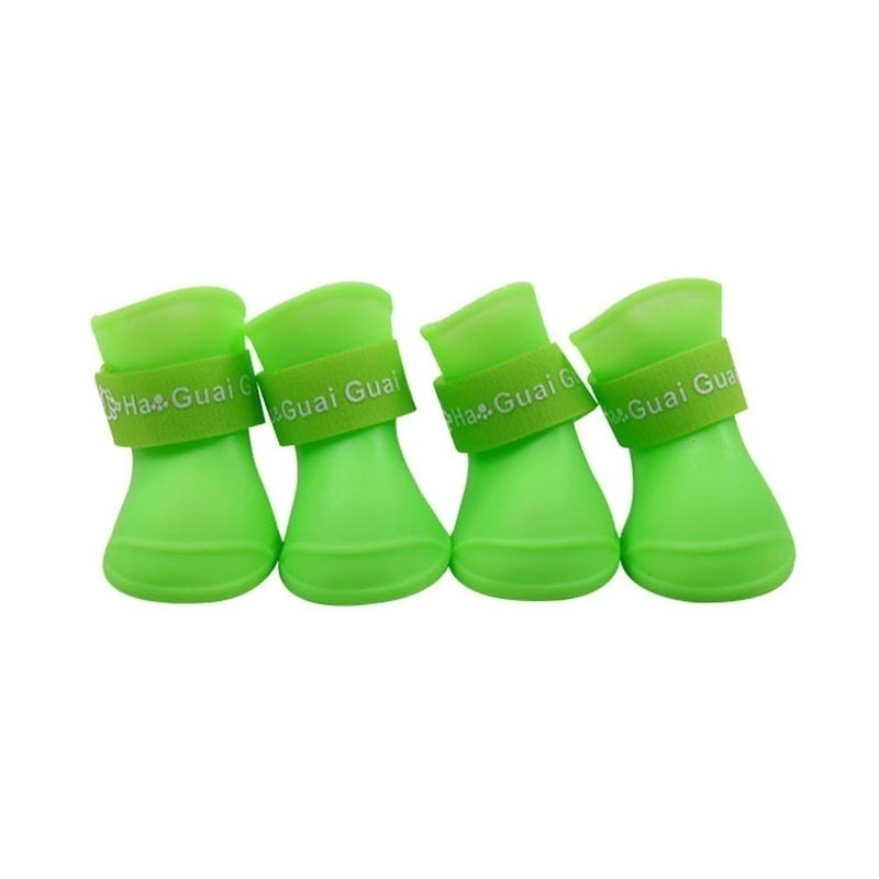 4Pc/Set Pet Dog Rain Shoes