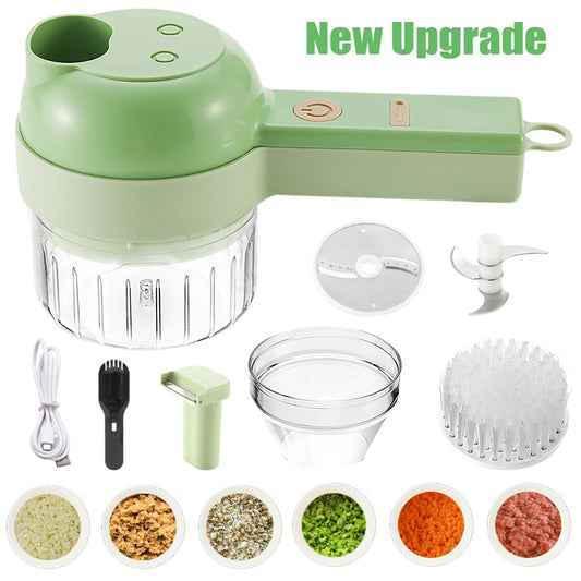 4In1 Multifunctional Electric Vegetable Cutter