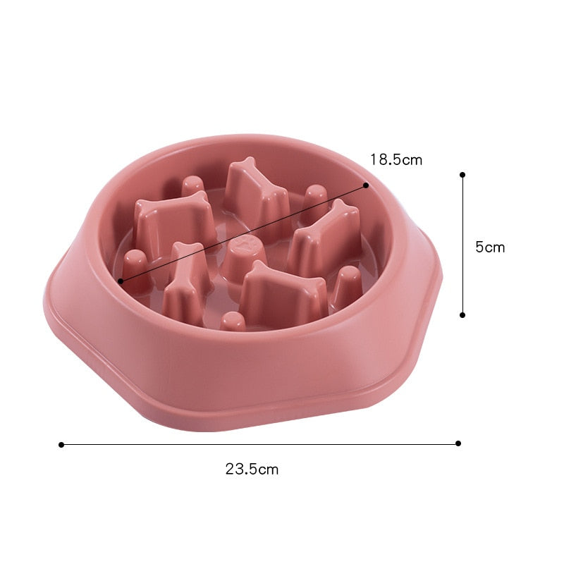 Pet Dog Slow Feeder Bowl