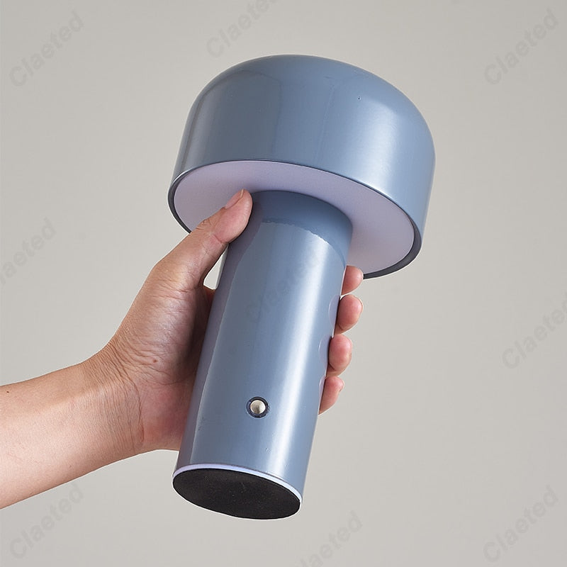 Italian Designer Mushroom Table Lamp Night Light Portable Cordless