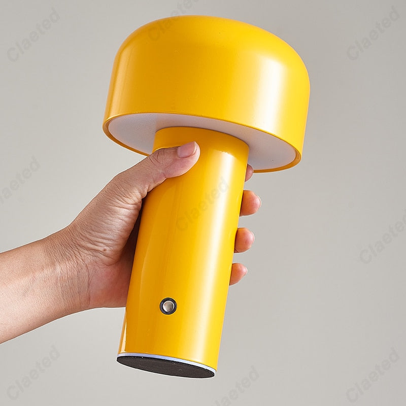 Italian Designer Mushroom Table Lamp Night Light Portable Cordless