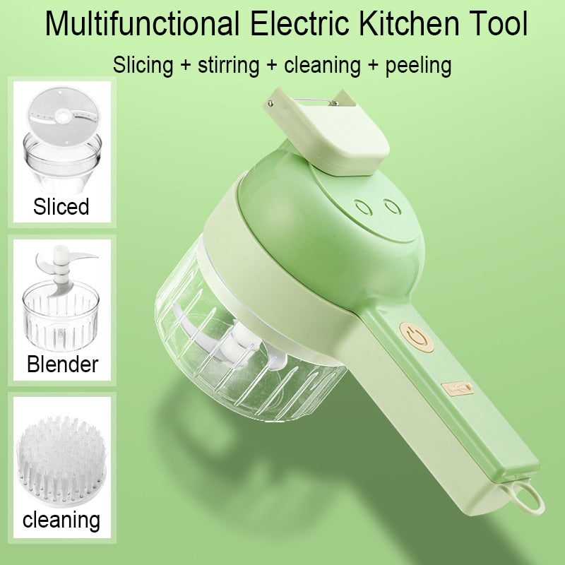 4In1 Multifunctional Electric Vegetable Cutter