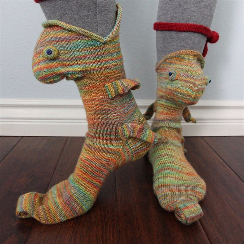 1Pair Cartoon Animal Shape Socks