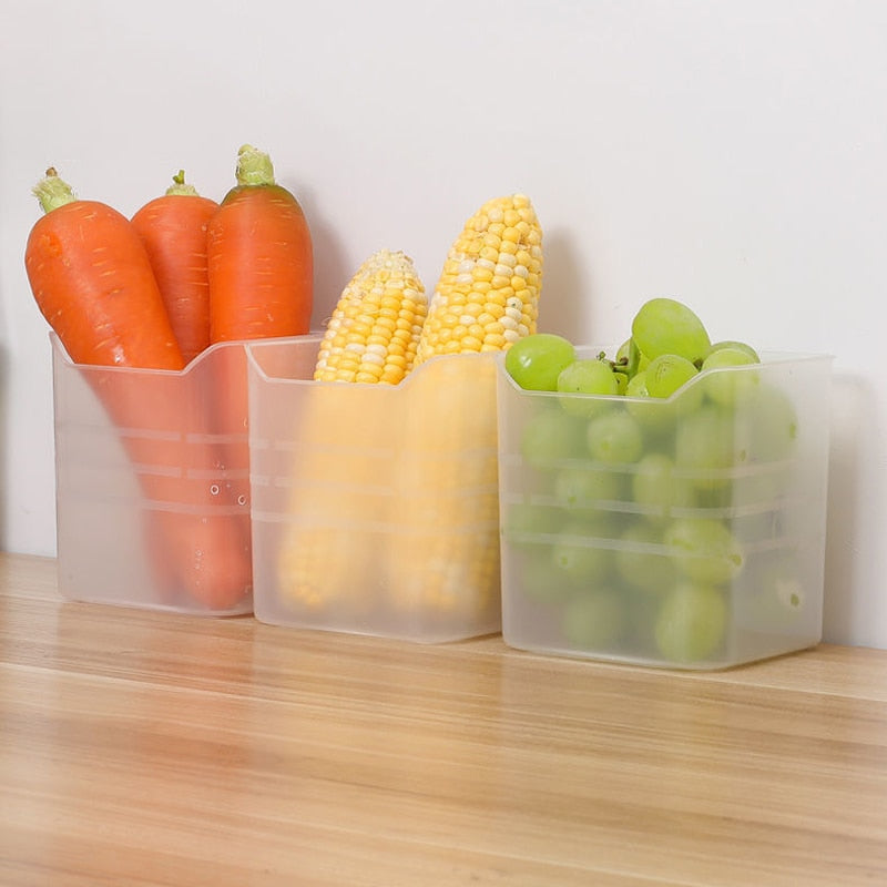 Fridge Organizer Food Fresh Storage Box Refrigerator Side Door Vegetable Fruit Spice Case Food Container Kitchen Storage Boxs