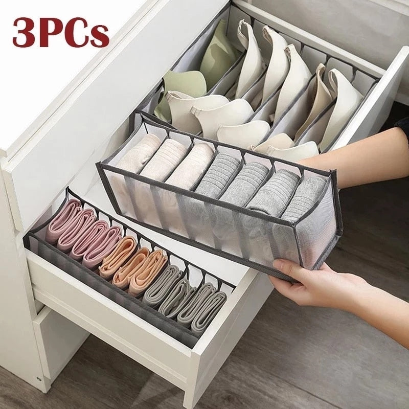 Underwear Drawer Organizer Foldable Storage Box