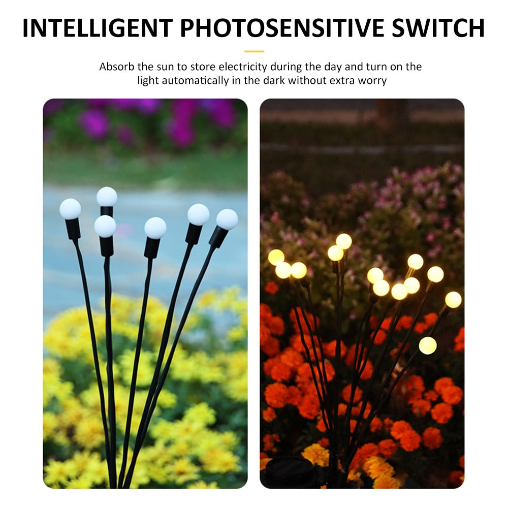 4PCS Solar LED Light Garden Decor