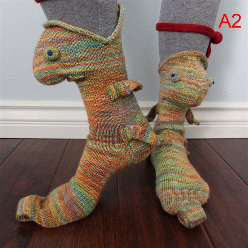 1Pair Cartoon Animal Shape Socks