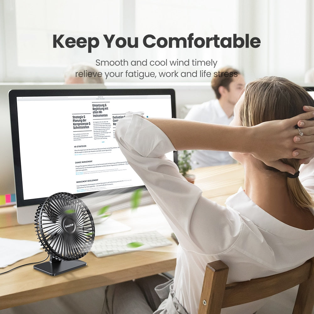 Portable USB Desk Fan