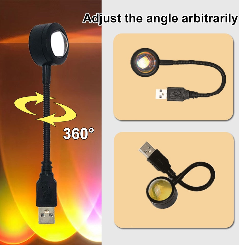 USB Sunset LED Lamp