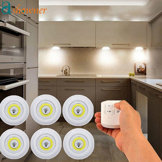 LED Super Bright Cob Under Cabinet Wireless Light