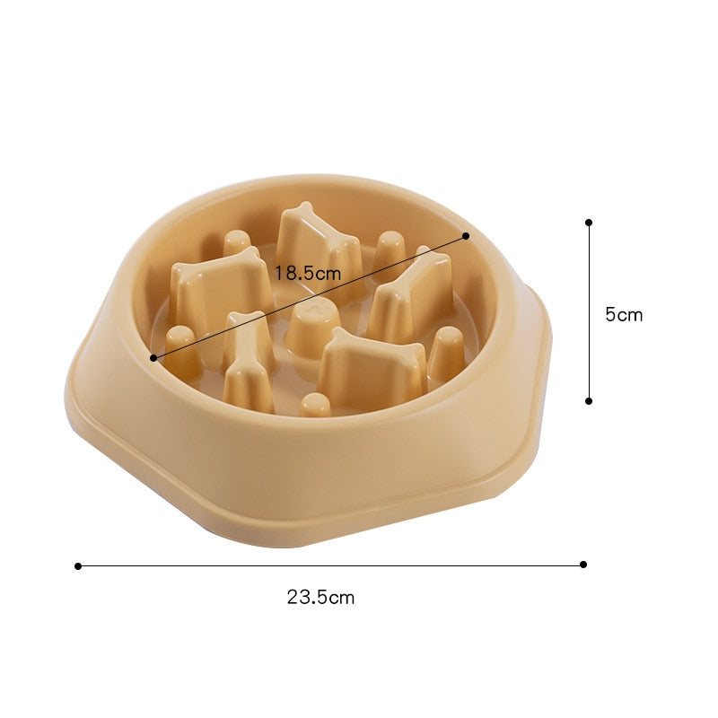 Pet Dog Slow Feeder Bowl