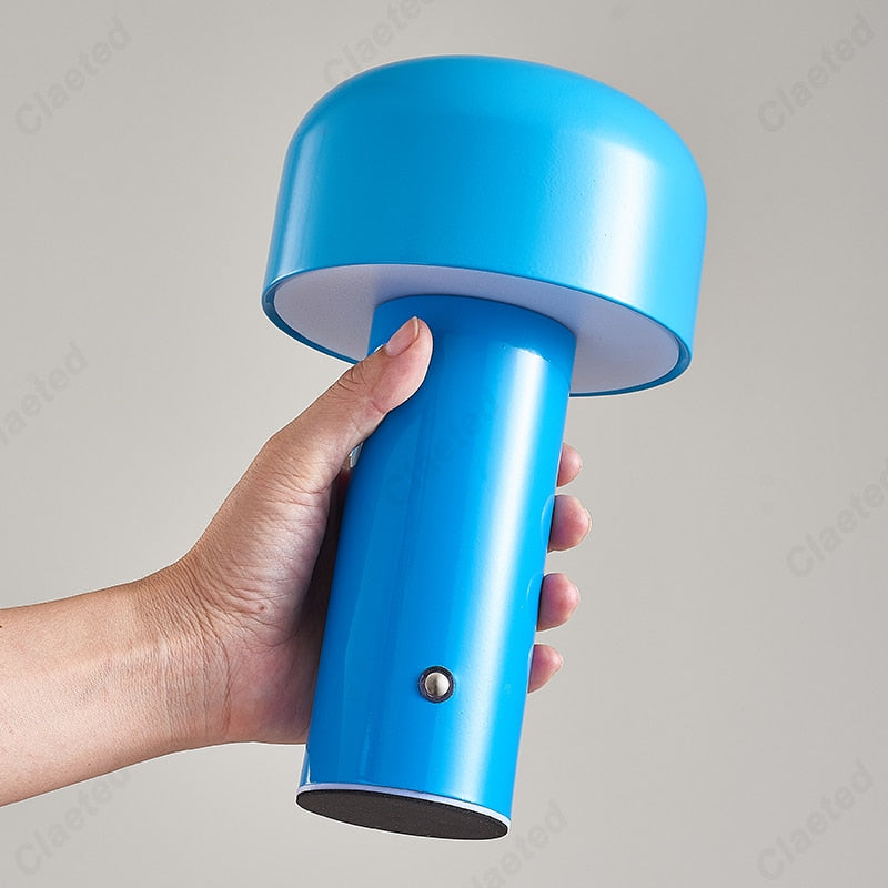 Italian Designer Mushroom Table Lamp Night Light Portable Cordless