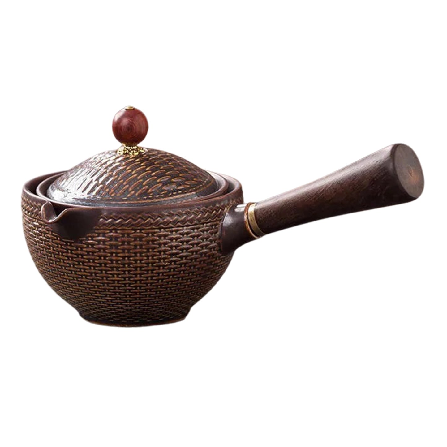 Ceramic Teapot Chinese Gongfu Tea Pot 360 Rotation