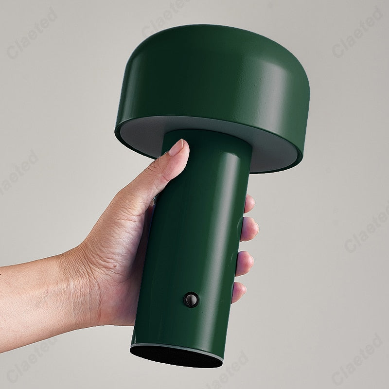 Italian Designer Mushroom Table Lamp Night Light Portable Cordless