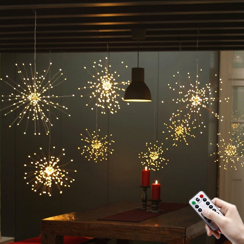 LED Fireworks Waterproof Outdoor Lights