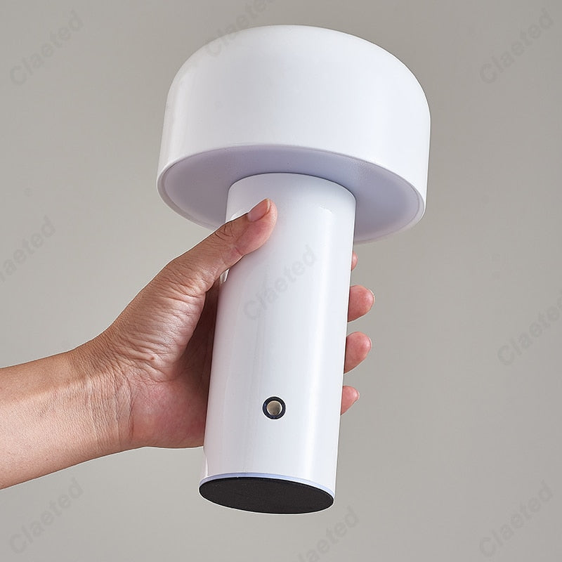 Italian Designer Mushroom Table Lamp Night Light Portable Cordless